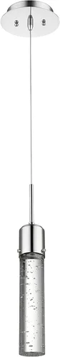 Vivio Lighting Moderna lámpara colgante mini iluminación colgante para isla de cocina cristal burbuja cristal LED ajustable luces colgantes para