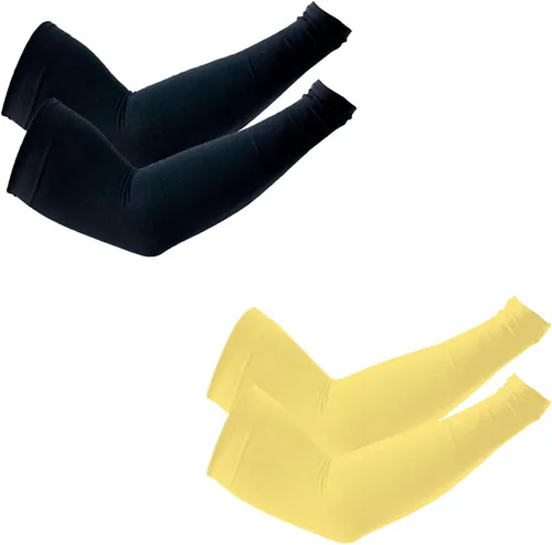 Miniatura 29 de PFFY 2 Pairs UV Protection Cooling Arm Sleeves for Men and Women UPF 50 Sun Sleeve