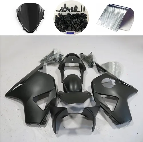 Miniatura 2 de Kit de carenado de motocicleta negro mate para HONDA CBR 954RR 2002-2003 con pernos