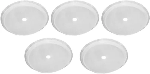 Pantalla de filtro de repuesto para prensa francesa, paquete de 5 filtros universales de acero inoxidable de 2.6 pulgadas, filtros de malla para