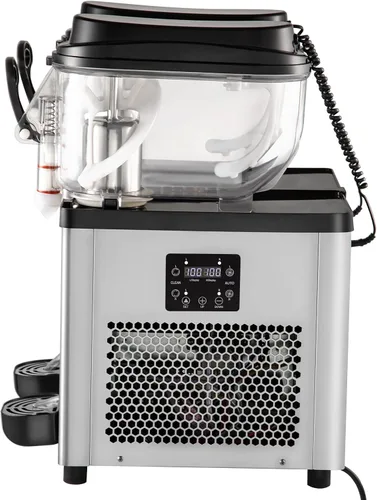 Miniatura 9 de VEVOR Máquina comercial para granizar, 6 L x 2 tanques 50 tazas Margarita, 700 W 110 V batido de acero inoxidable congelado máquina perfecta