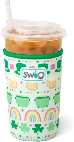 Miniatura 10 de Swig Life Coolie de Taza Helada Mediana, Funda Aislante de Taza de Café Helado de Halloween de 22oz con Asa, Coolie Aislado de Neopreno Mantiene