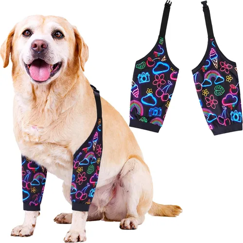 Miniatura 17 de Rodilleras protectoras para coderas de perro, rodilleras, manga para tratamiento de callos para heridas, patas delanteras para evitar lamer