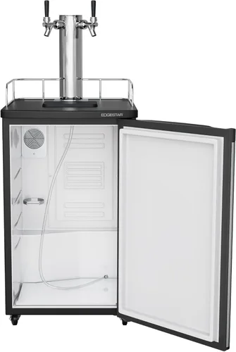 Miniatura 4 de EdgeStar KC2000SSTWIN Kegerator de tamaño completo de acero inoxidable de doble grifo y despachador de cerveza de barril - Acero inoxidable Plateado