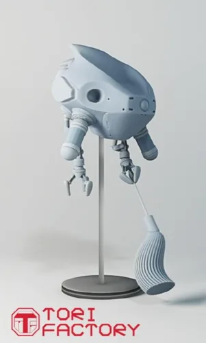 Miniatura 9 de Tri-Factory CY-05A 1/35 Cyberpunk Series Collie Drone, Freestanding Drone, Chasing Livestock from The Sky, Resin Kit
