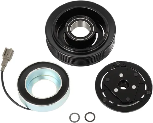 Miniatura 16 de cciyu Embrague del compresor del aire acondicionado para Ford Focus 2.0L 2000-2002 Asamblea de compresores de reparación de automóviles 57162 58162