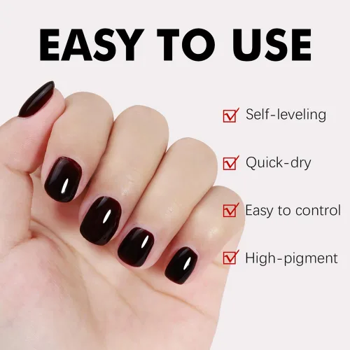 Miniatura 3 de Kit de Gel Constructor Gel Base de Goma Esmalte de Uñas, 15ml*2pcs (0.51 fl oz x 2 piezas) Para Engrosamiento de Uñas, Extensión de Fortalecimiento