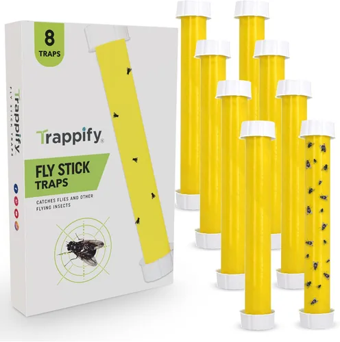 Miniatura 11 de Trappify Trampas Colgantes para Moscas de Exterior: Trampas para Moscas de la Fruta para Interiores Trampa para Jejenes Trampas para Jejenes