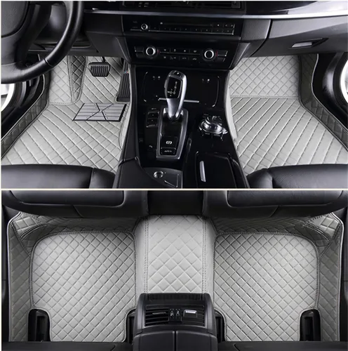 Miniatura 24 de Alfombrillas personalizadas de cuero artificial para automóvil, impermeables, antideslizantes, adecuadas para automóviles, SUV, camionetas, protegen