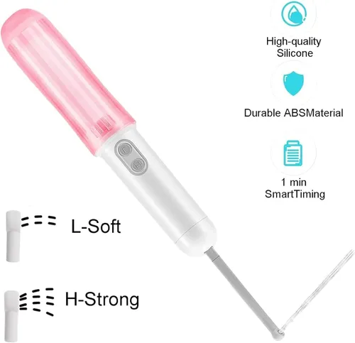 Miniatura 8 de Bidé portátil para bidé de viaje, bidé eléctrico de mano, Ipx6 impermeable, con 2 opciones de presión, para limpieza de higiene personal, rosa