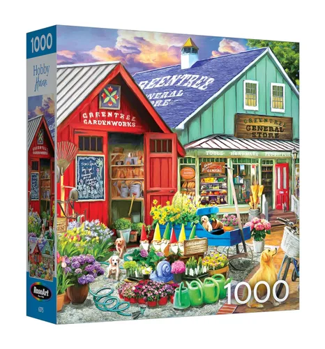 Miniatura 8 de RoseArt - Hobby Haven - Rompecabezas de 1000 piezas para adultos de estantería - Perfecto para entusiastas de la lectura
