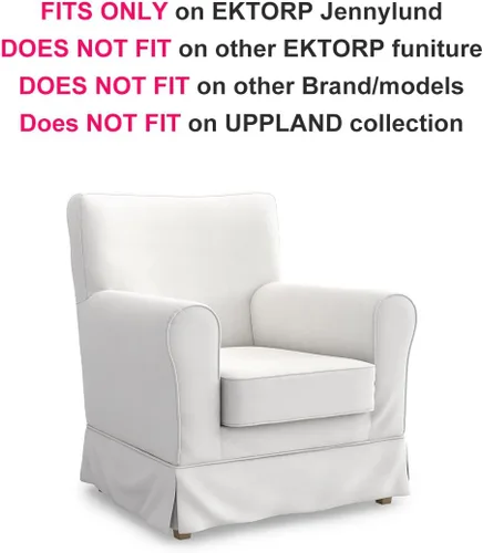 Miniatura 2 de TLYESD Jennylund - Funda de repuesto para silla IKEA Jennylund, funda de sillón Jennylund, solo funda para silla Ektorp Jennylund