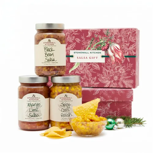 Stonewall Kitchen Salsa Collection Holiday Gift Box