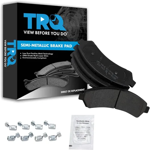 Miniatura 30 de TRQ Pastillas de freno delanteras semi metálicas compatibles con Ford Expedition 2018-2021 F-150 2018-2020 Lincoln Navigator 2018-2022