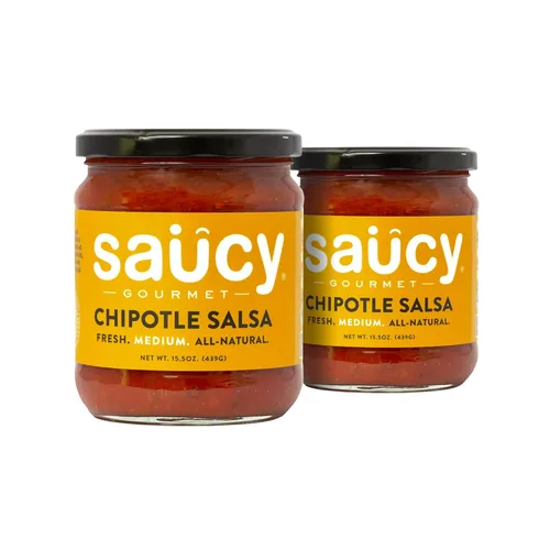 Miniatura 12 de Saucy Gourmet Paquete variado de salsa – Salsas mexicanas prémium hechas a mano por el chef (clásicas, chipotle, habanero, verde), sin agua añadida