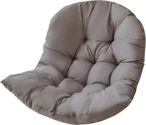 Miniatura 2 de Cojín de silla colgante para interiores y exteriores, reemplazo de cojín de silla de huevo colgante, cojín de silla hamaca colgante, almohada gruesa