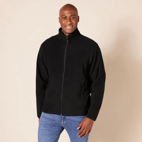 Miniatura 6 de Tienda Essentials - Chaqueta de vellón con cremallera completa para hombre (disponible en tallas para personas grandes y altas)