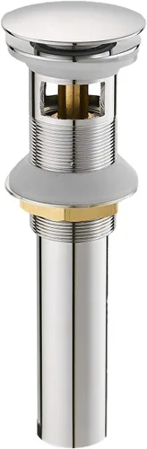 Miniatura 14 de BWE Tapón de drenaje negro para fregadero con desbordamiento, se adapta al orificio estándar del fregadero de baño de 1-1/2 a 1-3/4 pulgadas, negro