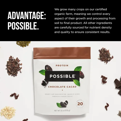 Miniatura 3 de Possible Proteína en polvo – Soporte para el crecimiento muscular y la recuperación – Proteína a base de plantas – Aminoácidos esenciales y BCAA