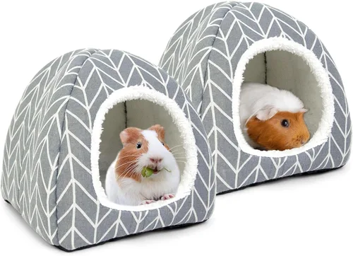 Miniatura 8 de Cama escondida de conejillo de indias, casa de conejo enano, accesorios para cuevas, acogedor escondite para conejito, erizo, hurón, chinchilla