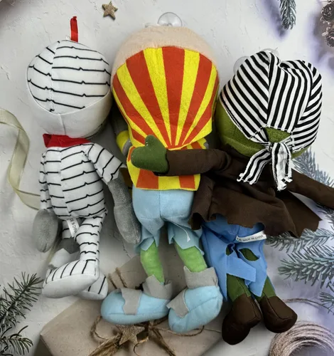 Miniatura 6 de JHESAO 3 piezas de peluches de PVZ plantas y zombis juguetes de peluche normal zombie PVZ 1 2 peluche suave muñeca momia zombi nuevo