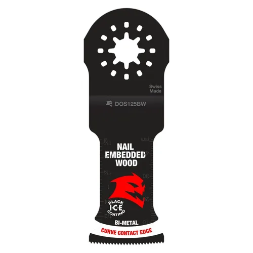 Miniatura 9 de Diablo Amped Steel Demon Starlock - Hoja oscilante de dientes de carburo para metal, ancho de corte de 1-1/4 pulgadas, profundidad de corte de 1-1/2