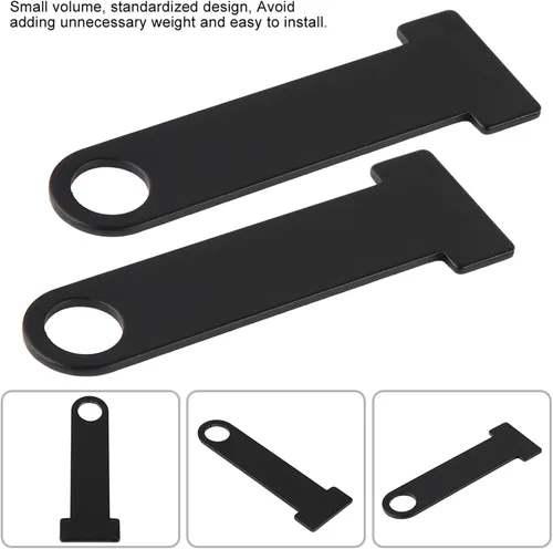 Miniatura 4 de 2 cerraduras para casco de motocicleta, kit de liberación rápida de hebilla de correa de anillo en D de acero inoxidable, accesorio de modificación