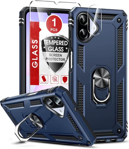 Miniatura 12 de LeYi para Samsung Galaxy A03S Funda de teléfono, Funda Samsung AO3S con [Paquete de 2] Protector de pantalla, [Calidad militar] Funda protectora