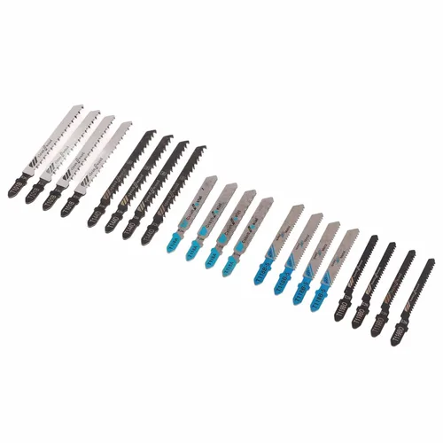 Miniatura 8 de Juego de 20 hojas de sierra de calar T118A T118B T118G T218A T111C T119BO T119B HSS Surtido T Shank Hojas de sierra de corte rápido para madera