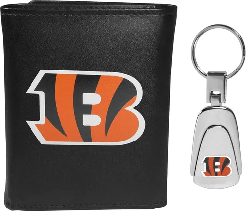 Miniatura 22 de Siskiyou Sports NFL unisex Tri-fold Wallet & Steel Key Chain