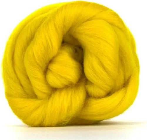 Miniatura 14 de Revolution Fibers Lana Corriedale teñida 8.2 onzas de parte superior de lana peinada de primera calidad 26 micras, 100% lana Corriedale pura