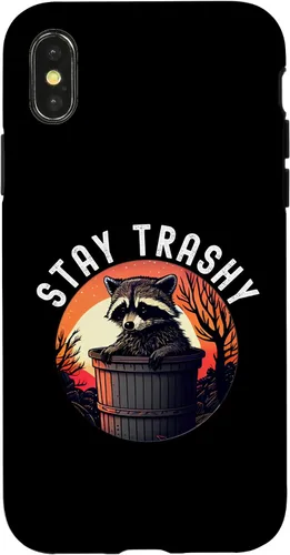 Miniatura 5 de iPhone 16 Stay Trashy Funny Raccoon Case