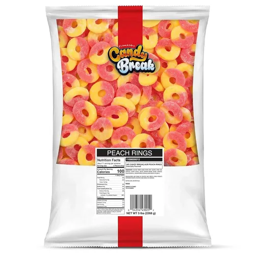 Miniatura 14 de Candy Break Fruity & Sweet Blue Sharks Bolsa de 5 libras de tamaño compartido – Paquete de caramelos masticables a granel – Snacks para niños