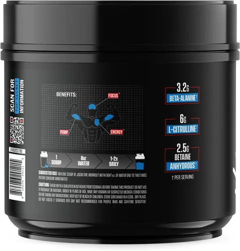 Miniatura 6 de Jocko Fuel Paquete de gimnasio - Creatina + Nitro Pop Polvo de preentrenamiento (paquete de 2) Suministro para 30 días