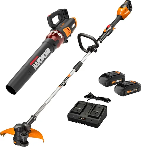 Miniatura 3 de WORX Cortadora eléctrica de hilo y bordeadora de césped de 15 pulgadas, con cable, WG119