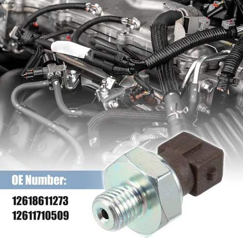 Miniatura 2 de X AUTOHAUX Reemplazo del sensor de presión del carril de combustible para BMW 328i 335i 535i 640i X3 X5 12618611273 12611710509