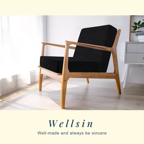 Miniatura 7 de Wellsin Almohadas cuadradas sólidas para el suelo para adultos y niños, cojín grande de meditación con espuma gruesa y funda de terciopelo lavable