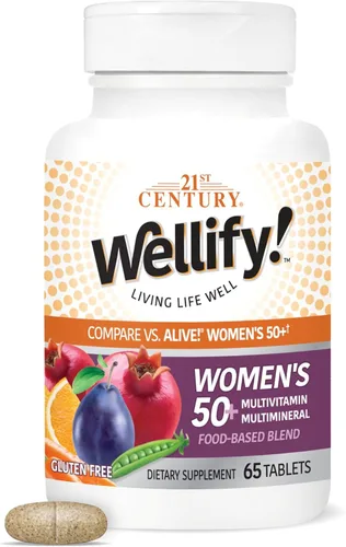 Miniatura 10 de 21st Century Wellify - Multivitaminas con minerales para hombre, más de 50 unidades, 65