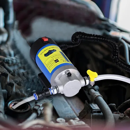 Miniatura 6 de Bomba extractora de aceite 12V 100W, bomba de transferencia y cambio de aceite del motor, bomba de engranajes eléctrica autocebante portátil Bomba