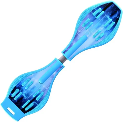 Miniatura 12 de Tabla giratoria, patineta junior de lujo con ruedas iluminadoras para más emoción, diversión y visibilidad, Twistboard para niños de 8 años