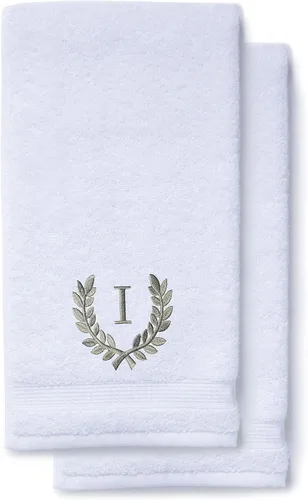 Miniatura 48 de Toallas de mano decorativas y con monograma para baño, cocina, maquillaje Regalo personalizado para boda-nupcial Toalla turca de lujo