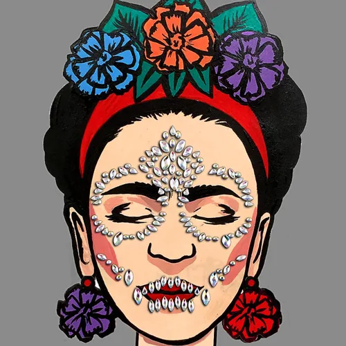 Miniatura 4 de Kit de tatuaje temporal del Día de los Muertos, gemas de cara de calavera, tatuajes, diamantes de imitación para hombres, mujeres, niños, Halloween