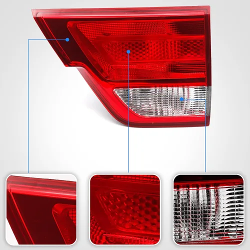 Miniatura 5 de Huray Luz Trasera Interior Derecha Compatible con Jeep Grand Cherokee 2011-2013 Ensamblaje de Lámpara de Luz Trasera del Lado del Pasajero de RH