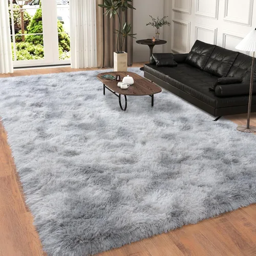 Miniatura 51 de Dssimo - Alfombra superesponjosa para la habitación, alfombra de área moderna, pequeña, suave y acogedora de felpa para niños, niñas y adolescentes
