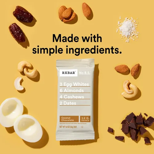 Miniatura 10 de RXBAR Barras de proteínas, barras de aperitivos, paquete variado (12 unidades)