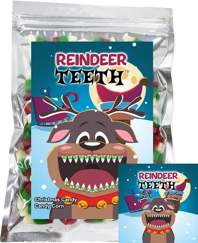 Miniatura 8 de Killer Bunny Dientes Pastel Candy Corn divertido y único cesta de Pascua, regalo de broma para cumpleaños, niñas, niños y adolescentes (7 onzas)