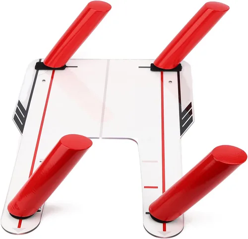 Miniatura 2 de Trampa de trampa 49 × 33 × 4 4 varillas entrenador espejo trampa base swing entrenamiento ejercitador equipo de práctica