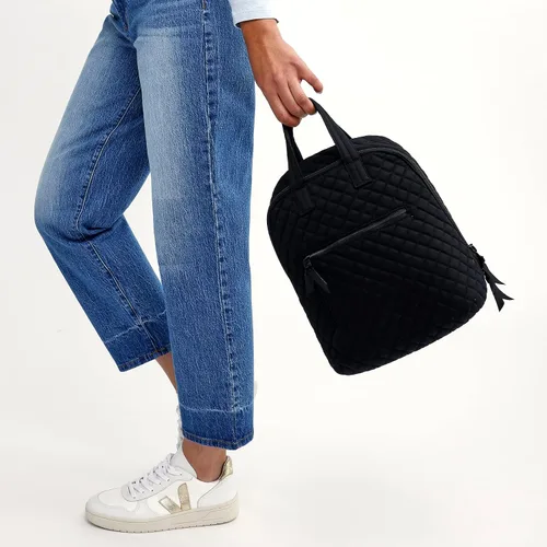 Miniatura 5 de Vera Bradley Mini mochila Totepack de algodón para mujer