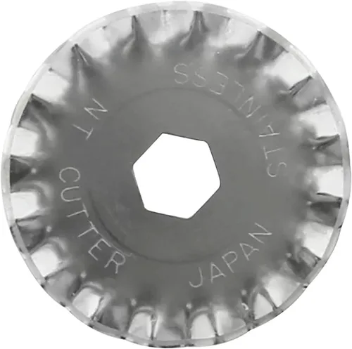 Miniatura 6 de NT Cutter Cuchillas perforadoras rotativas de 1.102 in para cortador rotativo, 2 cuchillas/paquete, 1 paquete (BS-28P)