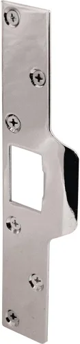 Miniatura 5 de Defender Security U 9585 1-3/8 pulgadas x 9 pulgadas Acero Inoxidable Grueso, Cerradura de 2-1/8 pulgadas y Refuerzo de Puerta, 1-3/8 y Prime-Line U